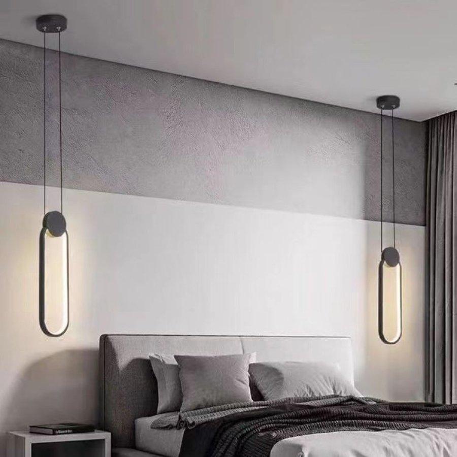 Luminária de Teto para Quarto Pendente Led Moderna Lustre para Cabeceira, Corredor - 2