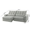 Ver imagem 6 de Sofá Classic Veludo 02 Módulos 80 Cm B25 Meu Sofá Online