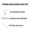 Ver imagem 5 de Cabo Extensor 2m+ Suporte Garfo Gaiola 23cm + Rolo Antigota em Poliamida 23cm 10mm