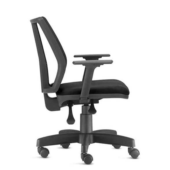 Cadeira Addit Ergonômica - 4124 Nr17 da ABNT com regulagem de Braço (Tecido Crepe cor: Azul) - 2