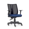 Cadeira Addit Ergonômica - 4124 Nr17 da Abnt com Regulagem de Braço (tecido Crepe Cor: Azul) - 1