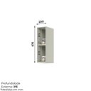 Ver imagem 3 de Aéreo Nicho Decorativo 20cm 100% MDF Fineze Henn