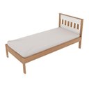 Ver imagem 4 de CamaSolteiro Para Colchão 88 X 188 Cm Cr35010 Amendoa/Branca