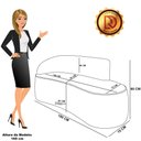 Ver imagem 4 de Sofá 3 Lugares Orgânico 180 Cm Morgan Linho Bege D03 - D’Rossi