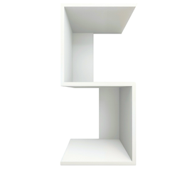 Mesa de Cabeceira "s" 30x30x65cm Nude - 2