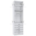 Ver imagem 4 de MÓDULO CLOSET CABIDEIRO COM 5 GAVETAS M453.B (CASA) MUNDI MOVEIS