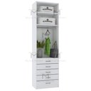 Ver imagem 5 de MÓDULO CLOSET CABIDEIRO COM 5 GAVETAS M453.B (CASA) MUNDI MOVEIS
