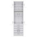 Ver imagem 3 de MÓDULO CLOSET CABIDEIRO COM 5 GAVETAS M453.B (CASA) MUNDI MOVEIS