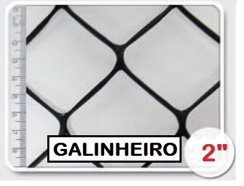 Tela Galinheiro 2" Plástica 1,50x50m Leve Tecnofil - Unico - 2