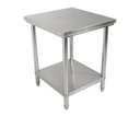 Ver imagem 1 de Bancada Mesa Total Inox 65x70cm Industrial com Prateleira Etb6570