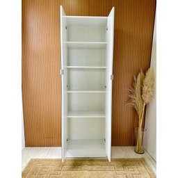 Paneleiro Magia com Portas Espelhadas Branco - 7