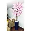 Ver imagem 2 de Arvore Artificial Cerejeira Rosa Tronco Natural