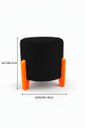 Ver imagem 5 de Kit com 2 Puff's Redondo Confortável Minimalista Thor Linho