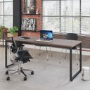 Ver imagem 1 de Mesa de Escritório Kuadra 180cm Industrial Nogal