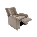 Ver imagem 1 de Poltrona do Papai Reclinável Macia Onix Matrix Cor:veludo Capuccino