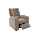 Ver imagem 2 de Poltrona do Papai Reclinável Macia Onix Matrix Cor:veludo Capuccino