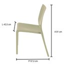 Ver imagem 4 de Cadeira para Sala de Estar Petra Im In Home Bege/Fendi