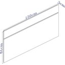 Ver imagem 3 de Cabeceira Casal 100% MDF 150cm Lara Carvalho