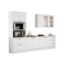 Ver imagem 4 de Kit de Cozinha Modulada 5 Peças Americana (Torre Quente + 1 Aéreo + 2 Balcões + 1 Tampo p/