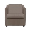 Ver imagem 3 de Kit 6 Poltronas Bia Decorativa Reforçada Recepção Clinica Salão Sala de Estar Suede:capuccino