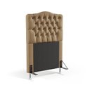 Ver imagem 2 de Kit Cabeceira Decorativa Para Cama Box Pollux e Calçadeira Sagitarius 90 Para Cama de Solteiro Sued