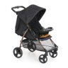 Carrinho de Bebê Galzerano San Remo de 0 Meses até 15 Kg Preto e Cobre - 1