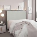 Ver imagem 4 de Cabeceira Anya Queen Estofada para Cama Box Estrutura Mdf-mdp em Veludo Prata Loja Sheep