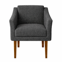 Ver imagem 3 de Poltrona Estofada para Consultorio Clinica Davi Tecido Boucle:cinza