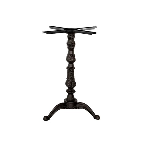 Kit Pé de Mesa Base e Trava Veroninha em Ferro Fundido