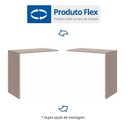 Ver imagem 4 de Mesa Complementar Office Requinte+ 100% MDF 80cm Duna Line Cinza