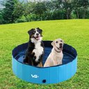Ver imagem 2 de Piscina para Pets Animais de Estimação 160 cm x 30 cm VG+ Azul