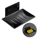 Ver imagem 1 de Saboneteira Banheiro Porta Sabonete Luxo Inox 304 Preta