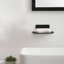 Ver imagem 4 de Saboneteira Banheiro Porta Sabonete Luxo Inox 304 Preta