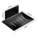 Ver mais imagens de Saboneteira Banheiro Porta Sabonete Luxo Inox 304 Preta