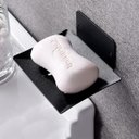 Ver imagem 3 de Saboneteira Banheiro Porta Sabonete Luxo Inox 304 Preta