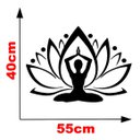 Ver imagem 2 de Adesivo Yoga Om Meditação Buda