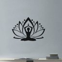 Ver imagem 3 de Adesivo Yoga Om Meditação Buda