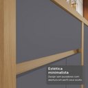 Ver imagem 7 de Cozinha 5 Peças Condessa Vidro Nesher MDF Carvalho Titânio