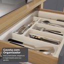 Ver imagem 4 de Cozinha 5 Peças Condessa Vidro Nesher MDF Carvalho Titânio