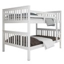 Ver imagem 2 de Beliche Casal Casal Madeira Macica Branco HOUSIN B122BR