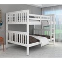 Ver imagem 1 de Beliche Casal Casal Madeira Macica Branco HOUSIN B122BR