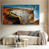 Quadro Decorativo Salvador Dali Relógio Derretendo:150x100/PRETA - 5
