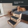 Escada Pet em Mdf Cru Escadinha para Cães Muito Resistente - 2