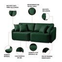 Ver imagem 3 de Sofá 3 Lugares Retrátil Reclinável 180cm Breno Linho K01 - D'rossi