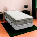 Ver imagem 1 de Cama Box Baú Solteiro e Colchão Los Angeles Molas V-store Cor:branco