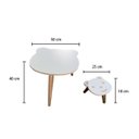 Ver imagem 5 de Conjunto Mesa Infantil com Duas Cadeiras - Talatto - Cerejeira.