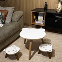 Ver imagem 2 de Conjunto Mesa Infantil com Duas Cadeiras - Talatto - Cerejeira.