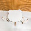 Ver imagem 4 de Conjunto Mesa Infantil com Duas Cadeiras - Talatto - Cerejeira.