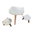 Ver imagem 1 de Conjunto Mesa Infantil com Duas Cadeiras - Talatto - Cerejeira.