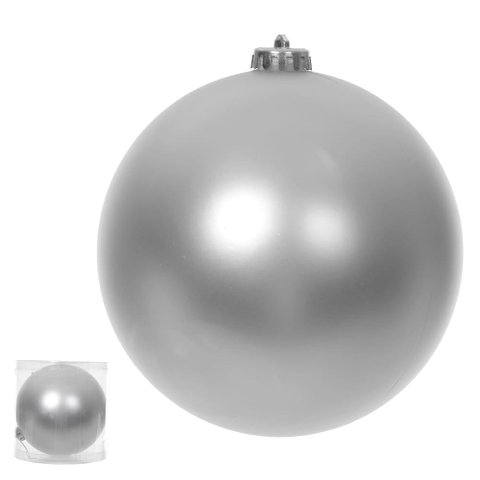 Bola Fosca Tubo C/1 Und (prata) 15cm (florarte) Vol. 20